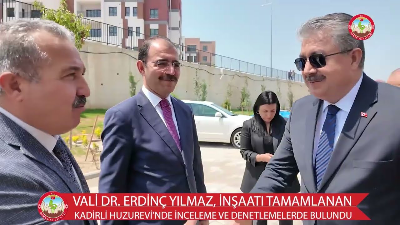 VALİ DR. ERDİN&Ccedil; YILMAZ, İNŞAATI TAMAMLANAN KADİRLİ HUZUREVİ&rsquo;NDE İNCELEME VE DENETLEMELERDE BULUNDU