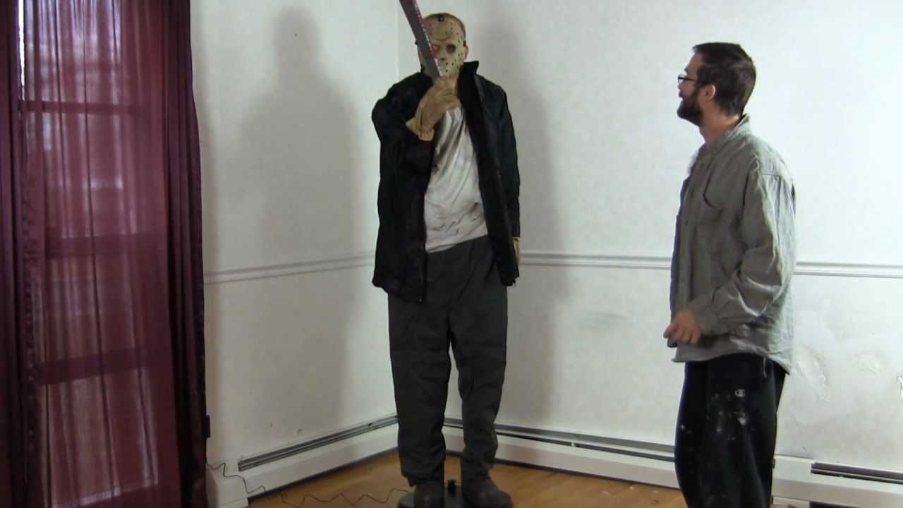 Jason Voorhees - 6'4, Huge Animaded Halloween Prop - UNBOXING