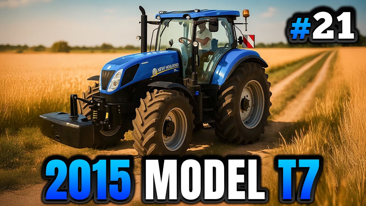 2015 MODEL NEW HOLLAND T7 💪 GÜÇ MAKİNESİ TARLADA | FS25 #21
