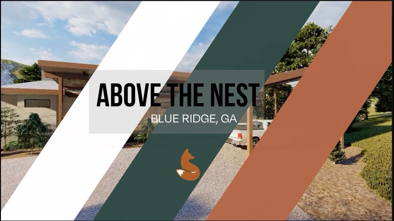Custom mountain home design by James Knight of Reynard. Blue Ridge, GA