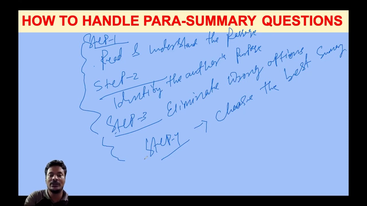 How to Solve Para-Summary Questions in CAT | Full Breakdown