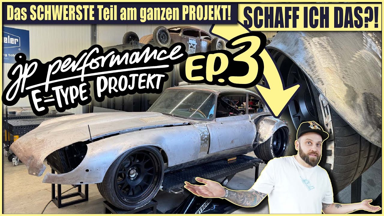 Das schwierigste Teil am Jaguar E-Type Projekt, unsichtbare Arbeit – riesiger Aufwand!