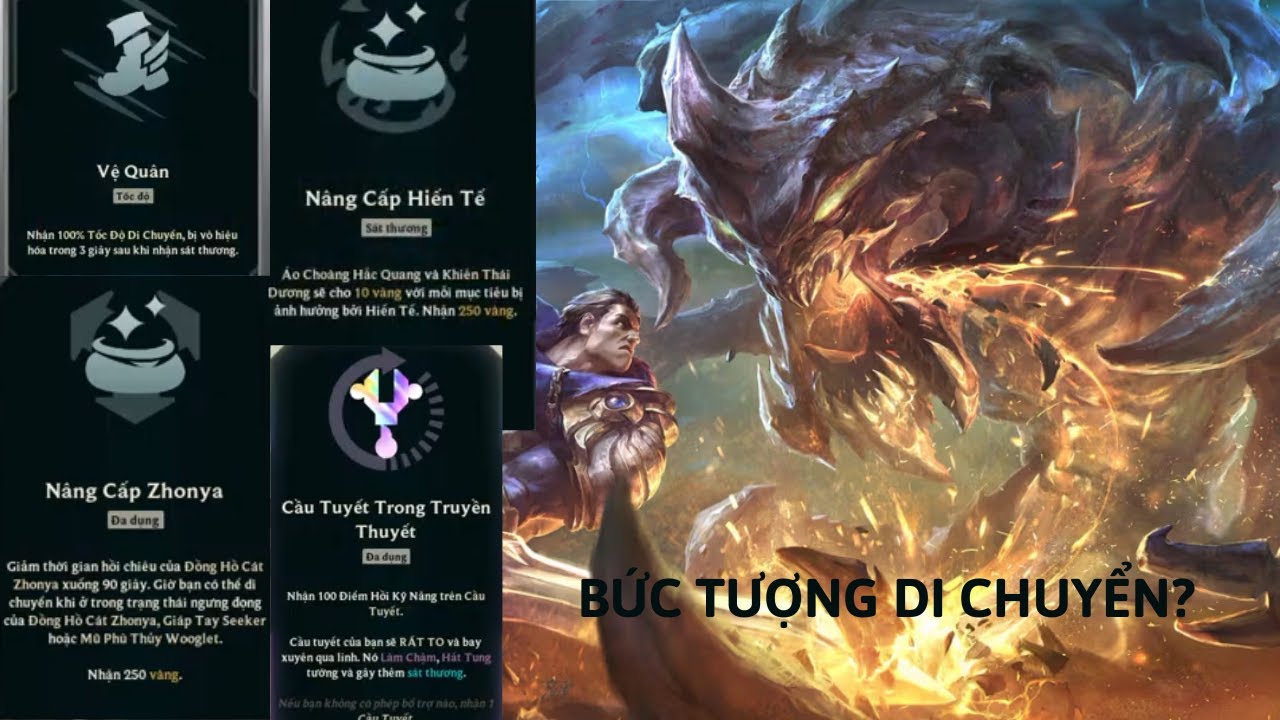 Bức tượng di chuyển? Chiếc lõi cực quỷ trong ARAM: Chế Độ Hỗn Loạn /  ARAM / LoL