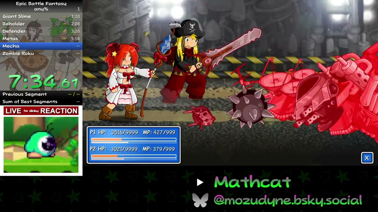 Epic Battle Fantasy: any% in 11:00