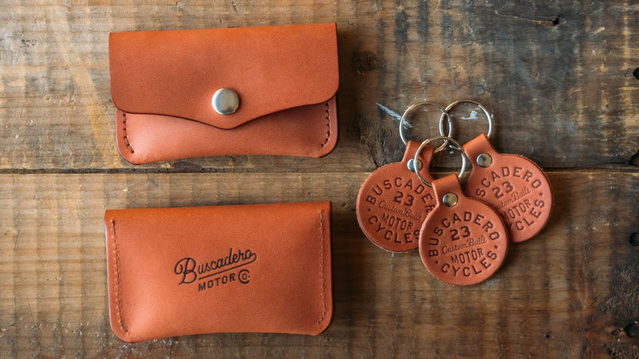 Making a simple leather snap wallet for @BuscaderoMotorcycles