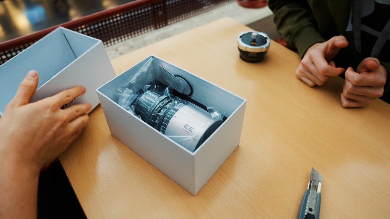 Unboxing Blazar Remus 33mm T1.8 Anamorphic + test footage