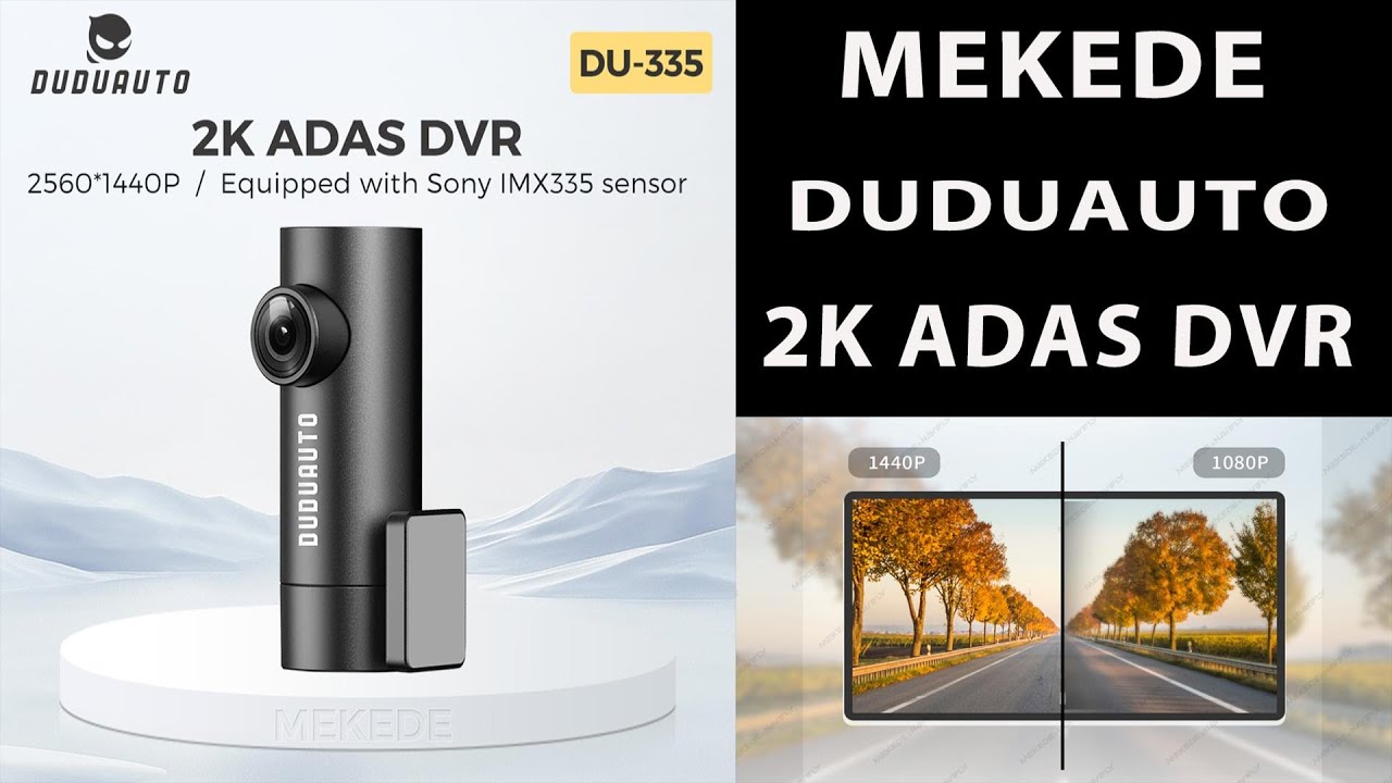 DUDUAUTO SONY IMX335 ADAS DVR 2560*1440P 360&deg;Rotational Shooting supporting starlight night vision