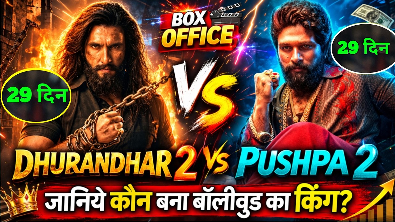 Dhurandhar 2 Vs Pushpa 2 Box Office Collection Comparison 29 Days Worldwide Collection