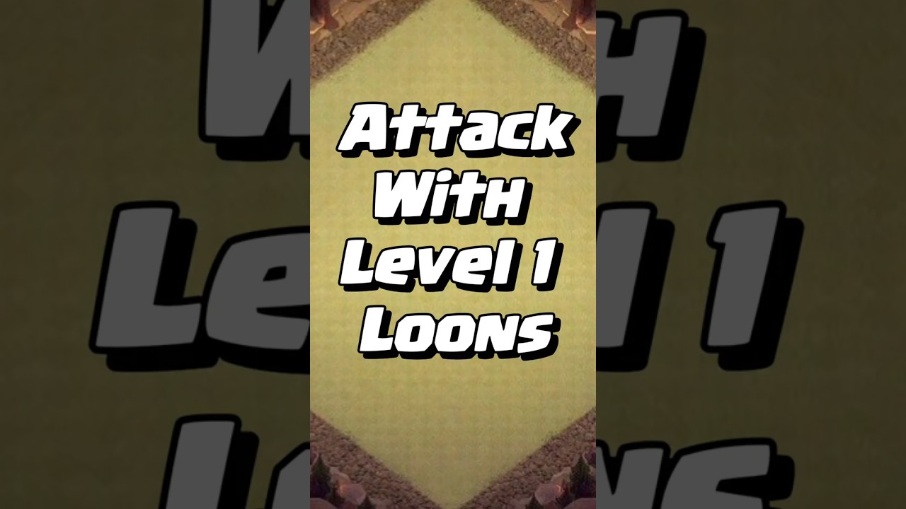 Level 1 troops on a Max Goblin Base #clashofclans #ytshorts #shorts