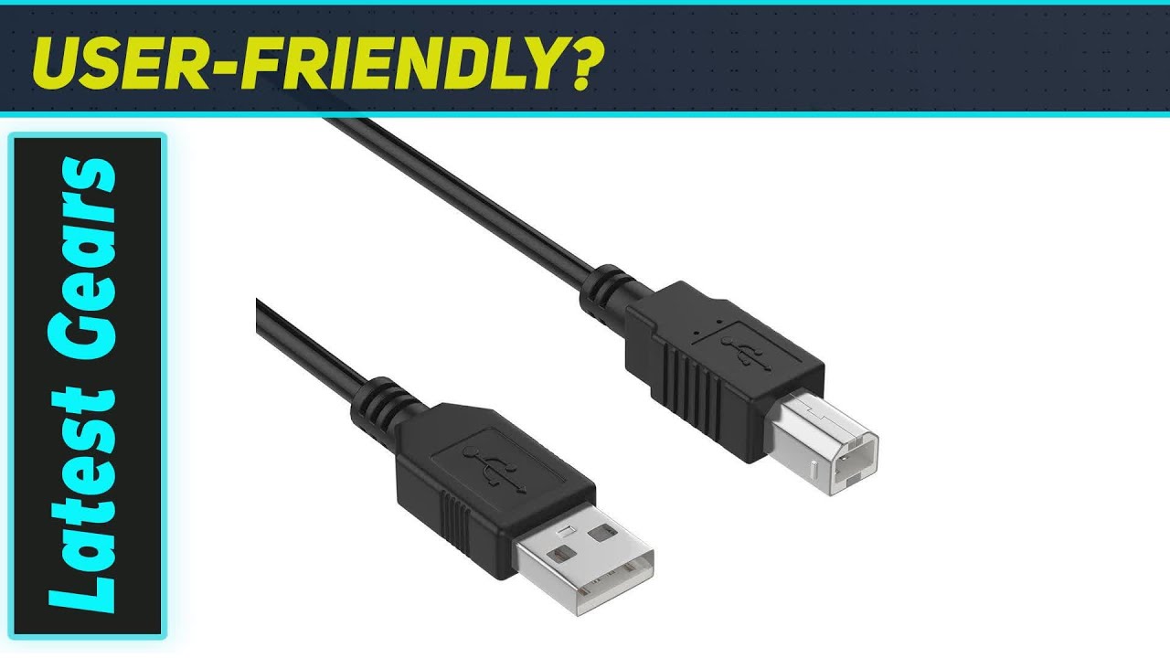 Perfect 6ft USB 2.0 Cable for QL-1100 PT-P900 Label Printers