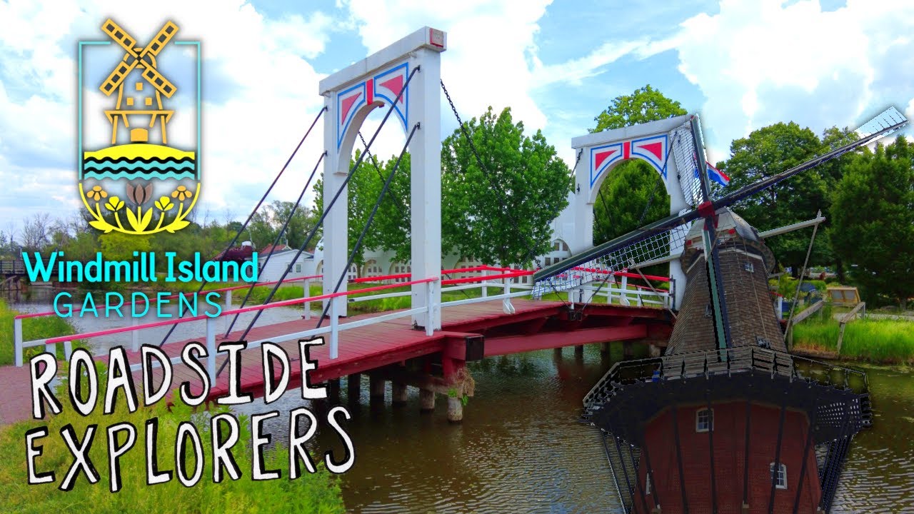 WINDMILL ISLAND GARDENS Holland MI Awesome Authentic 250+ Year Old Dutch Windmill