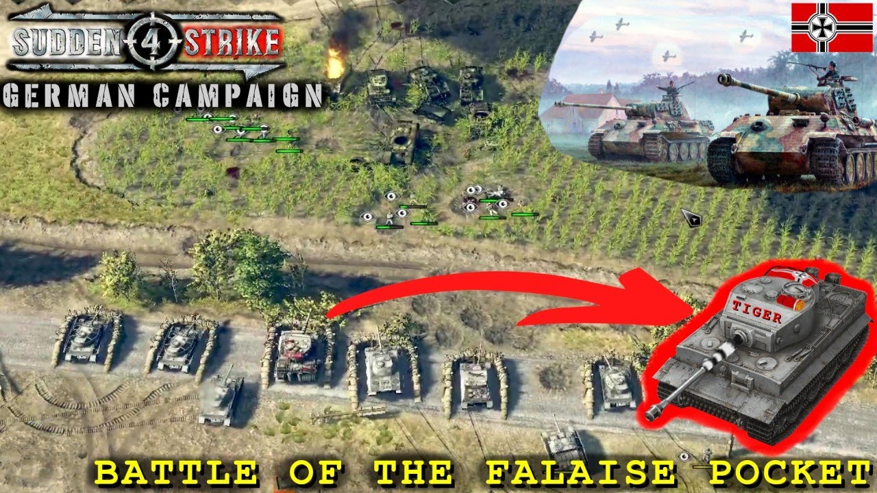Battle of the Falaise Pocket | Sudden Strike 4 | German Campaign | Mission #6