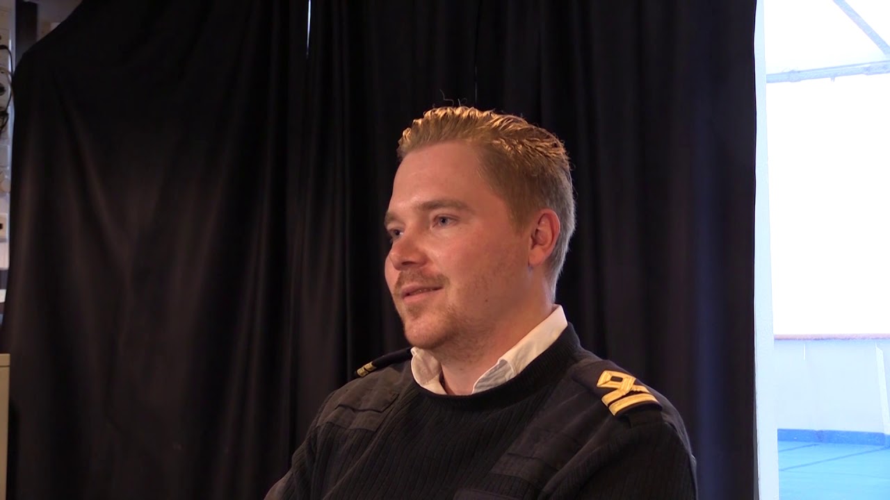 Yrkesintervju med Pontus, 2:de styrman på M/S Eckerö