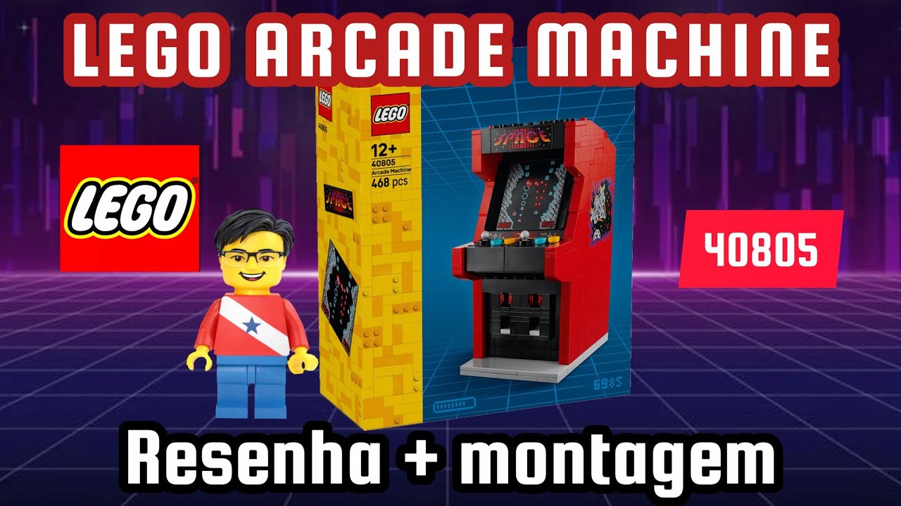 LEGO Arcade Machine 40805 + resenha, montagem e curiosidades 