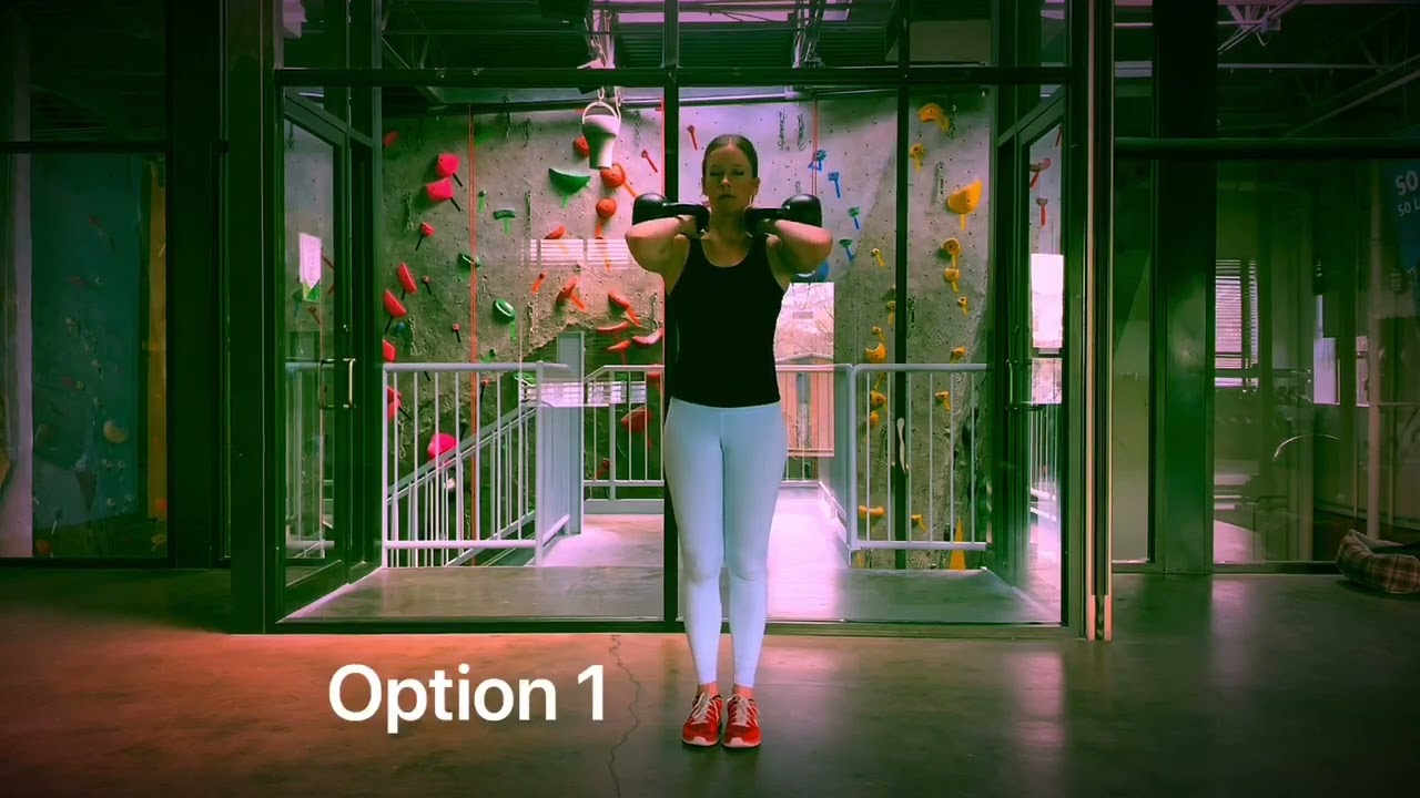 Front Rack Position Kettlebell