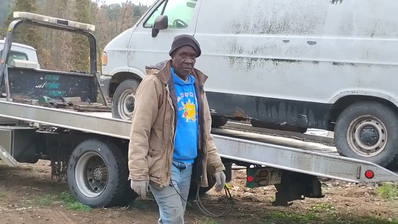 Scrap Dodge Van
