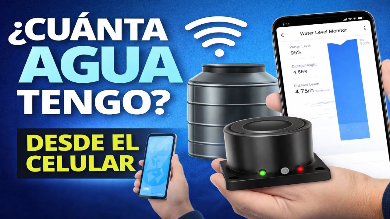 👉 Sensor de Nivel de Agua WiFi Tuya | Unboxing, Instalación y Pruebas Reales