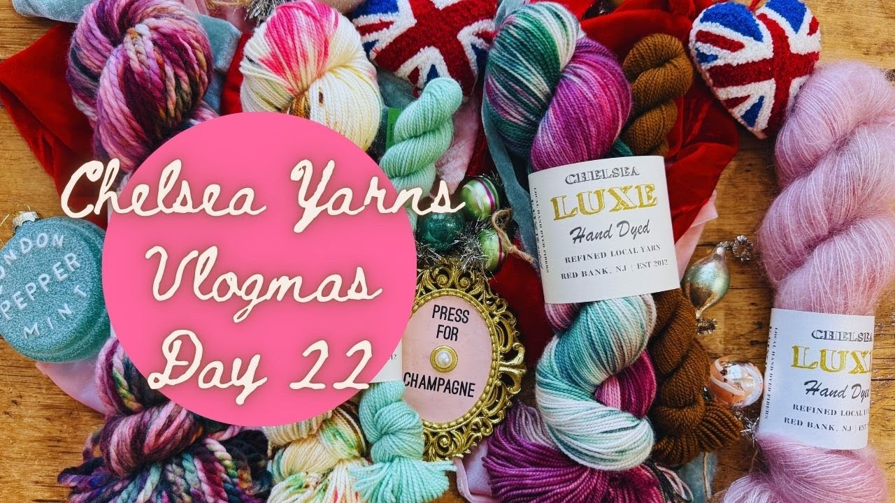 CHELSEA YARNS VLOGMAS DAY #22 SLOW MONDAY & LAST BATCH OF COOKIES
