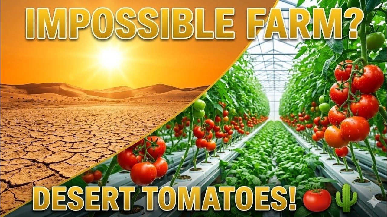 I Visited a #Desert Tomato# Farm... The Results# are Mind-Blowing! #😱🍅(2026)