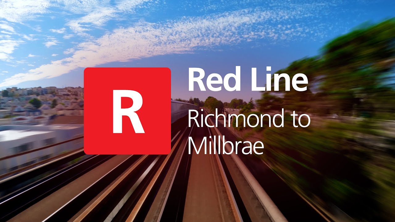 BART Cab Cam: Red Line from Richmond to Millbrae
