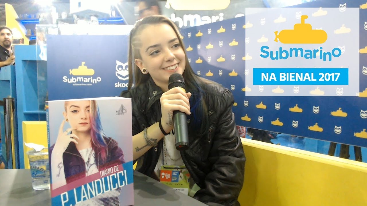 Paula Landucci trocou uma ideia com a gente na Bienal do Livro | Submarino