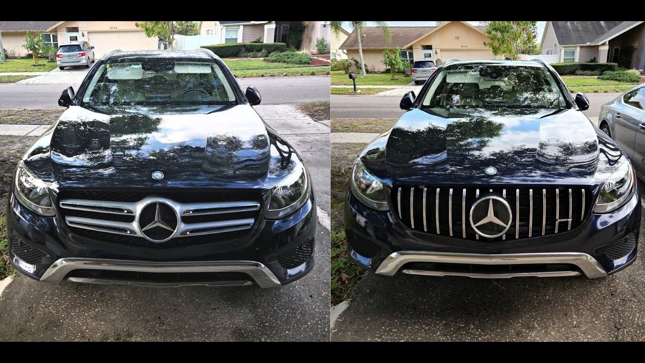 Mercedes GLC GT AMG Style Front Grill Replacement