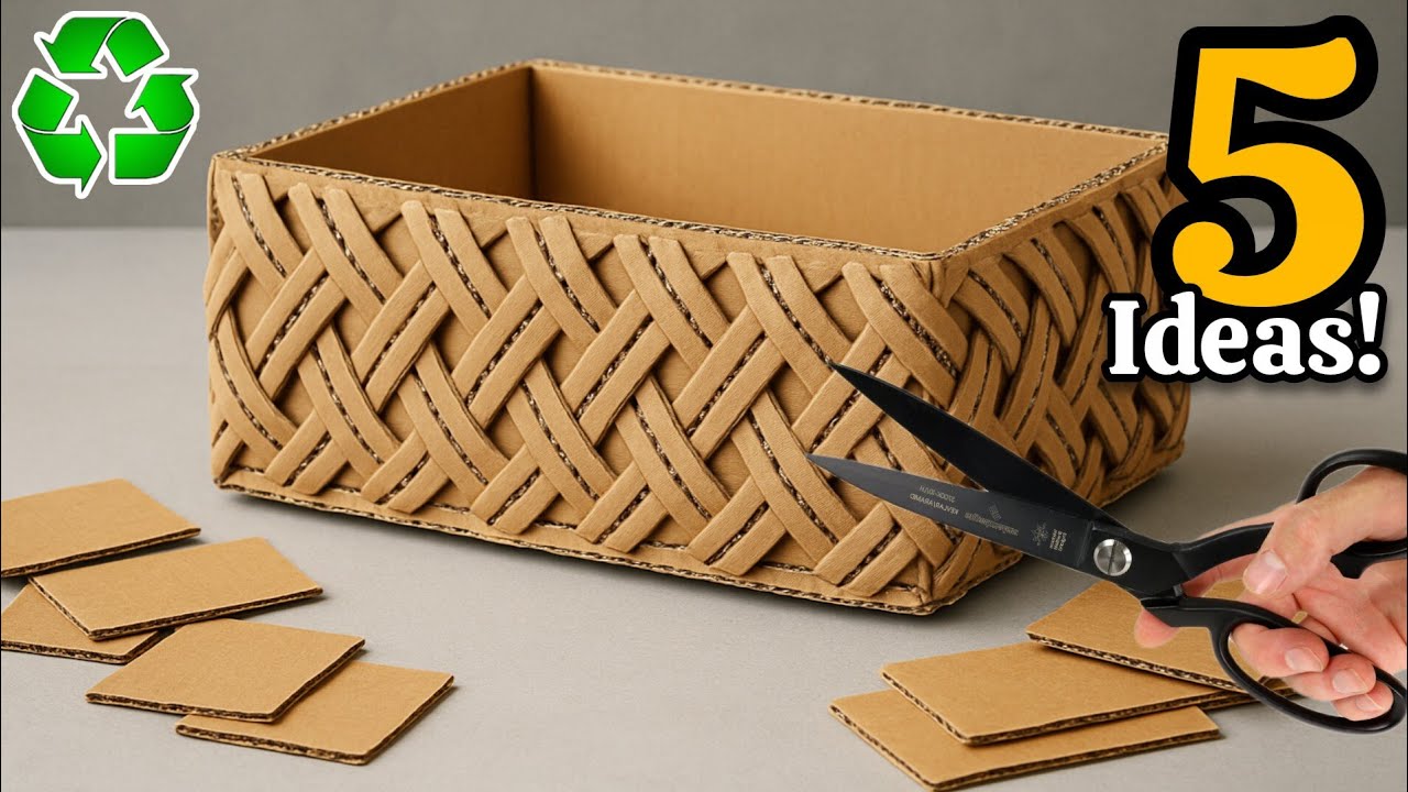 Transforming Cardboard & Jute ♻️😍 5 GENIUS Recycling Ideas That Will Amaze You!