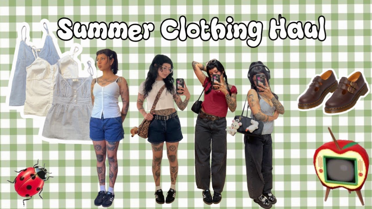 ⋆౨ৎ˚ Summer clothing haul; casual + cute ⋆౨ৎ˚⟡.•