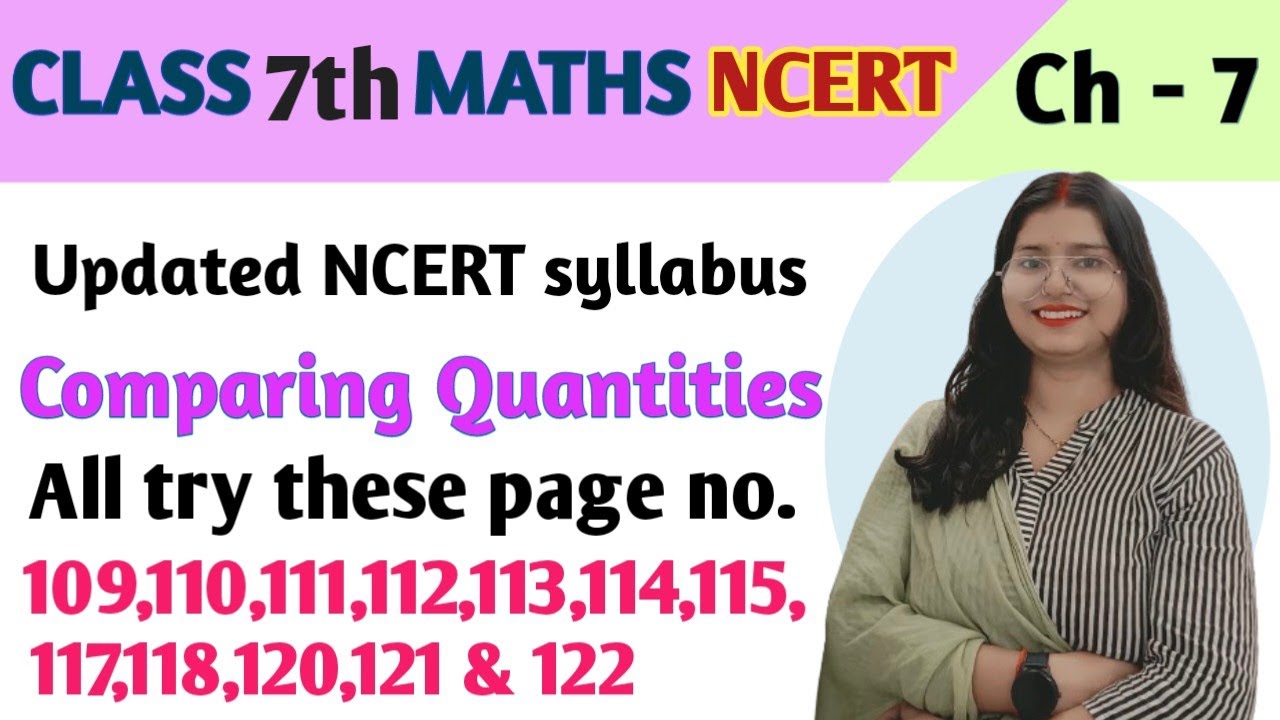 Try these-Page- 109,110,111,112,113,114,115,117,118,120,121&122-Class 7-Chapter 7-maths new syllabus