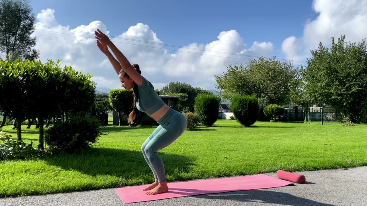 35 min HATHA YOGA - Cours Complet dynamique avec pranayama (respirations)