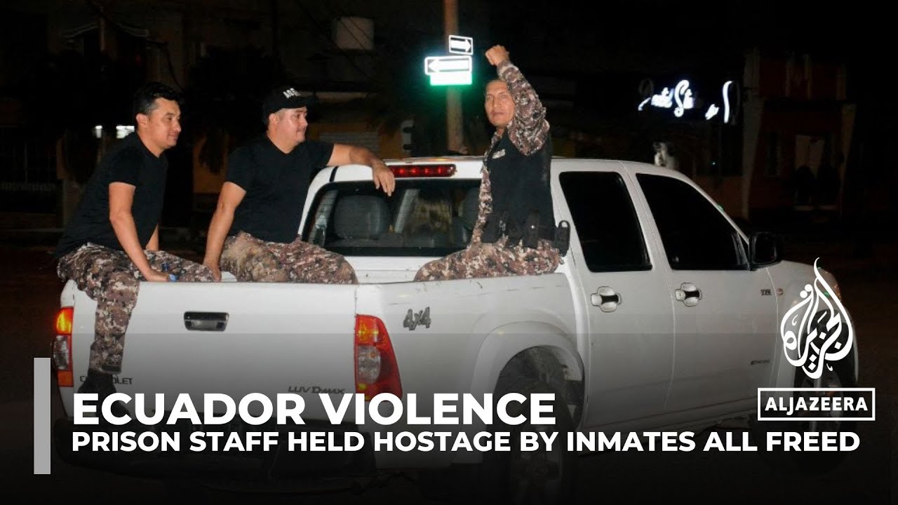 Ecuador prison staff held hostage by inmates all freed