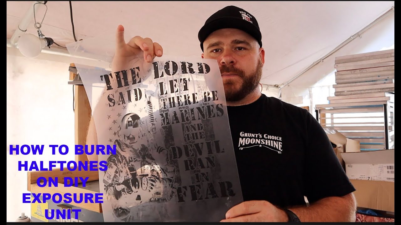 HOW TO BURN HALFTONES WITH DIY EXPOSURE UNIT