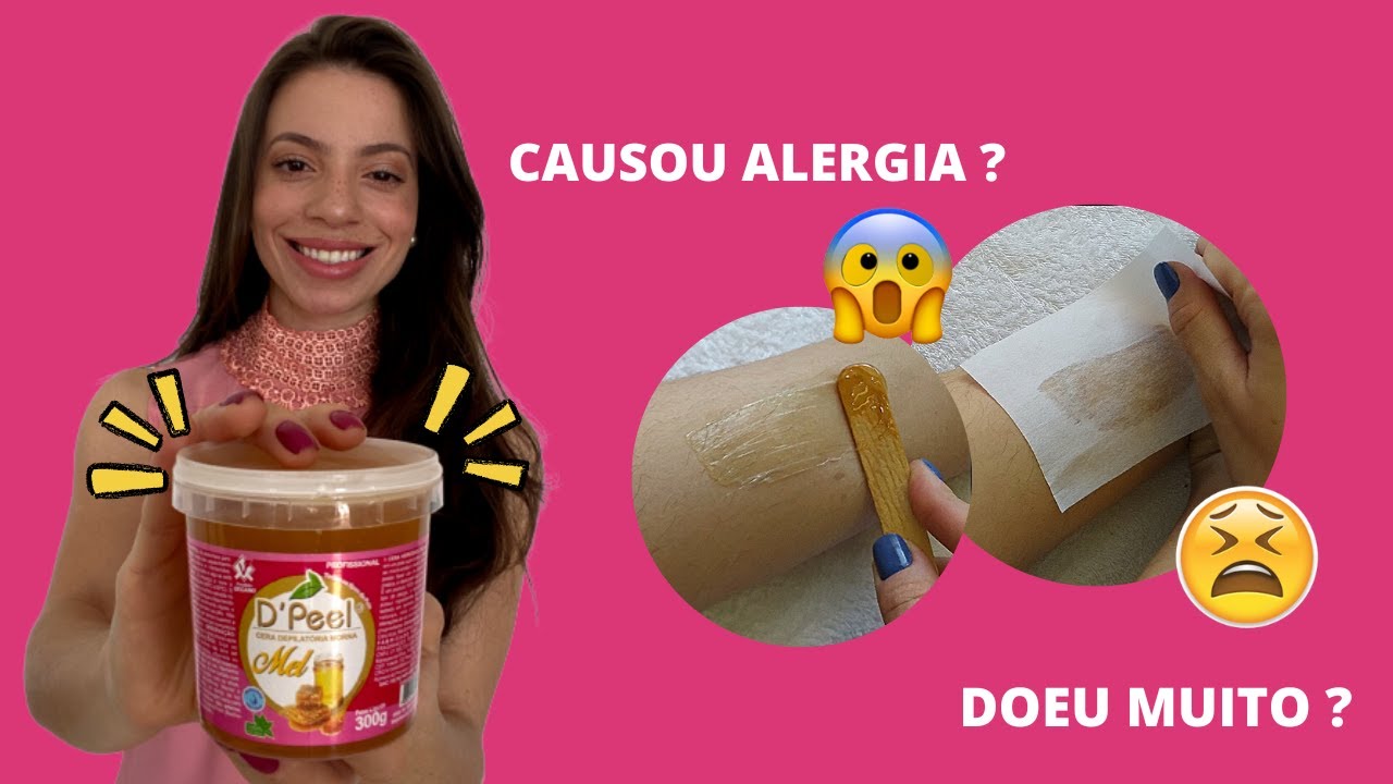 RESENHA DA CERA DEPILATÓRIA D'PEEL - RECEBIDOS CNF COSMÉTICOS
