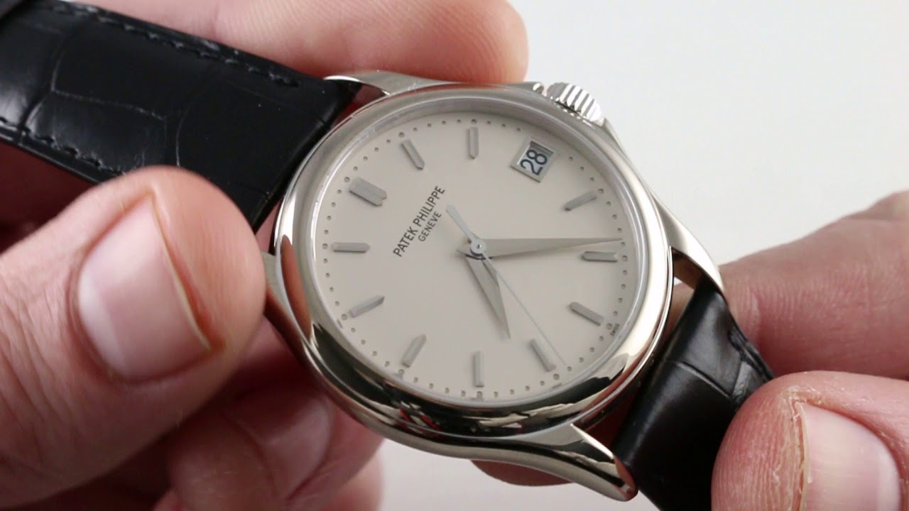Обзор подержанных часов Patek Philippe Calatrava 5127G-001 класса люкс