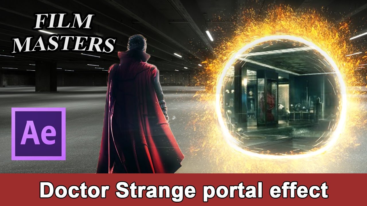 Avengers: Infinity War - Make Doctor Strange Portal gateway effect in After Effects