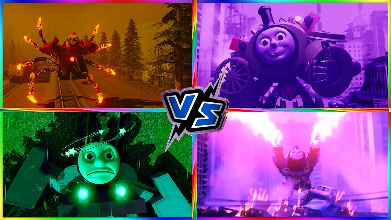 Mutant Train Monster 🆚 Friendly Engine Tiles Hop Showdown Tiles Hop Edm Song#10