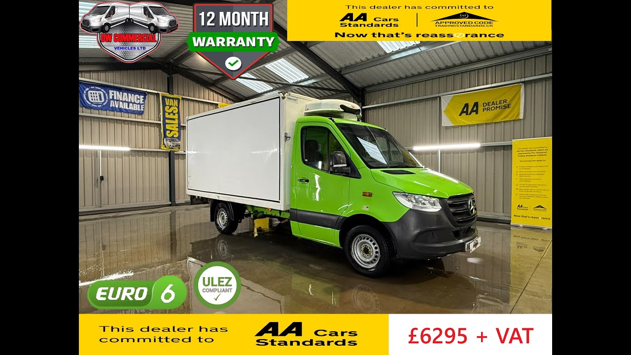 2020 70 Reg Mercedes Sprinter 2.1CDI Eu6 314 CDI MWB Fridge Boxvan 162K