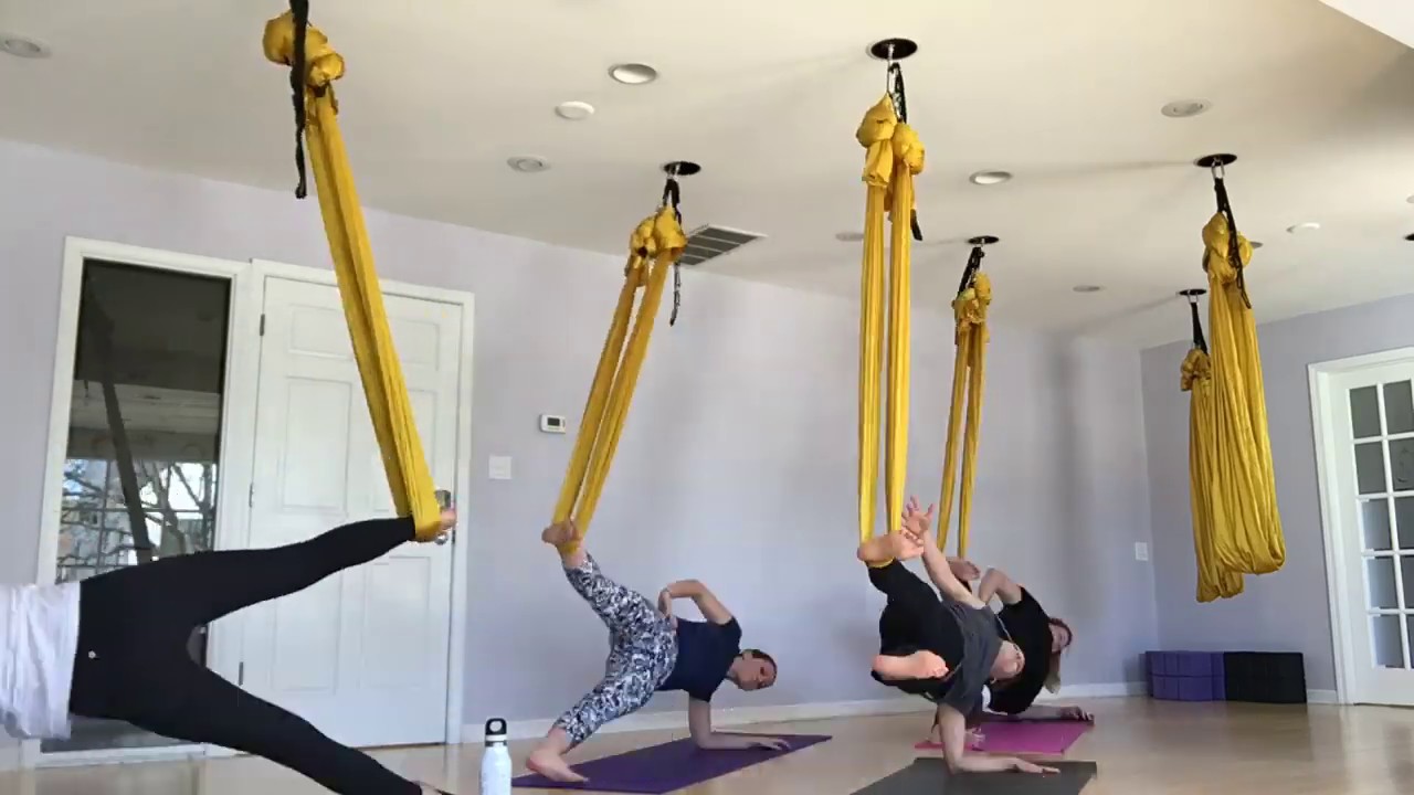 Aerial Yoga Supported Inversions Workshop