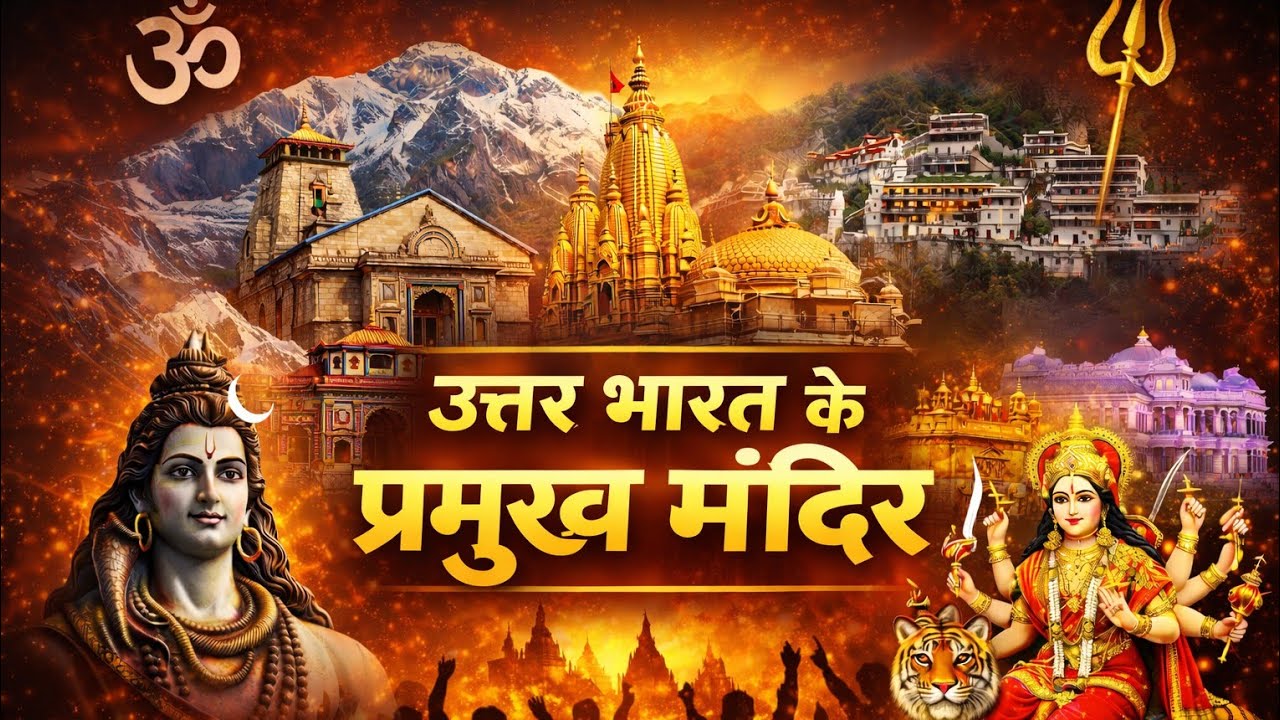 उत्तर भारत के प्रमुख मंदिर। North Indian Famous Temple l North India Famous Temple l #IndianTemples