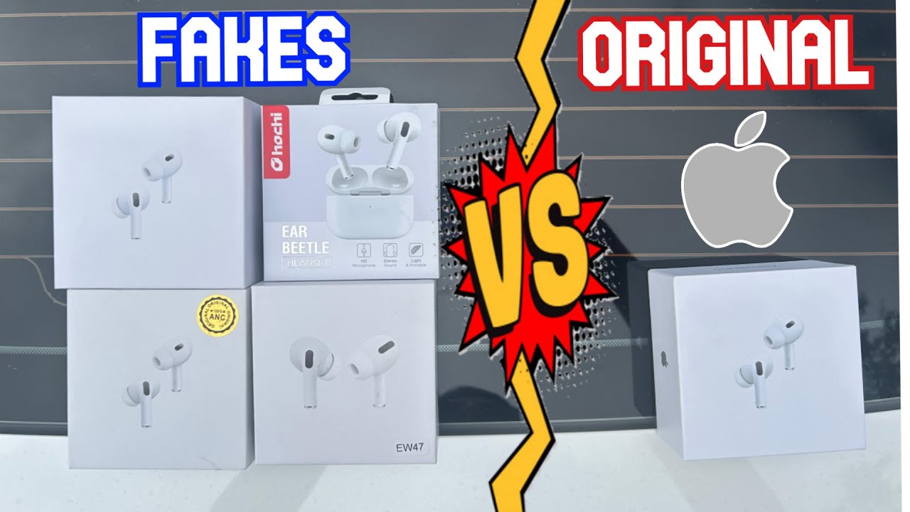 ¿Cómo Distinguir AirPods Pro 2 FALSOS de los ORIGINALES? Fakes vs Replica A1 y Premium vs Original
