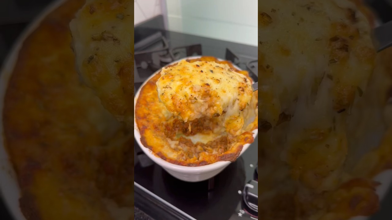 Como fazer um delicioso escondidinho de carne mo&iacute;da simples