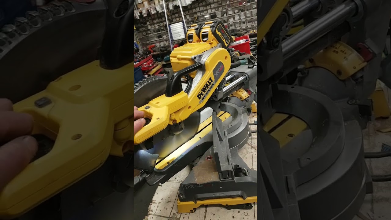 Замена сгоревшего моторного блока на торцовочной пиле Dewalt DGD780 54 В.
