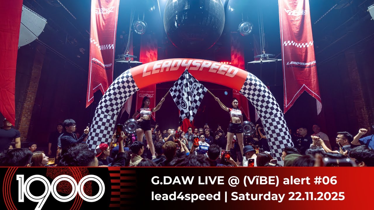 [LIVE SET] G.DAW @ (VĩBE) alert #06: lead4speed | Saturday 22.11.2025