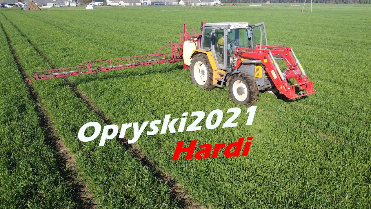 ☆Oprysk 2021 Odżywianie dolistne / skracanie / Hardi 1000l 15-18m / Renault 95.14