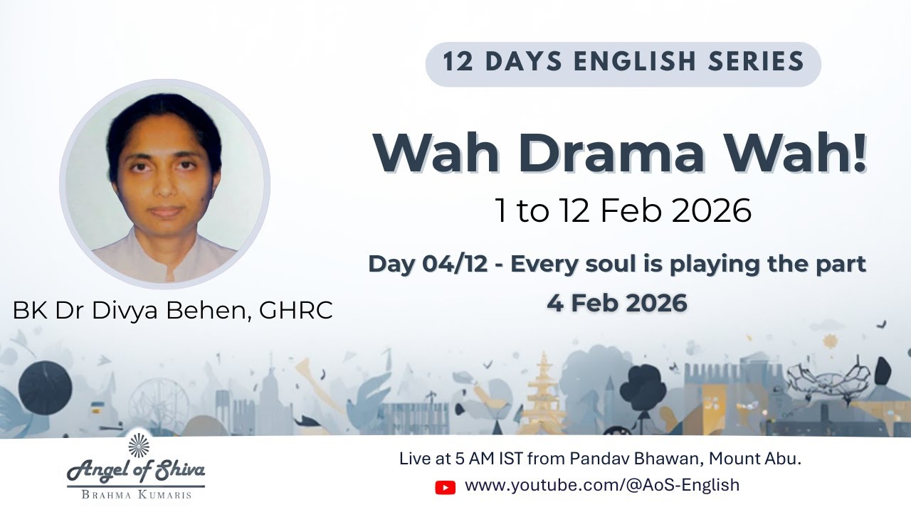 Day 04/12 - Wah Drama Wah ! (LIVE) (04-02-2026) | English | BK Dr Divya Bhen