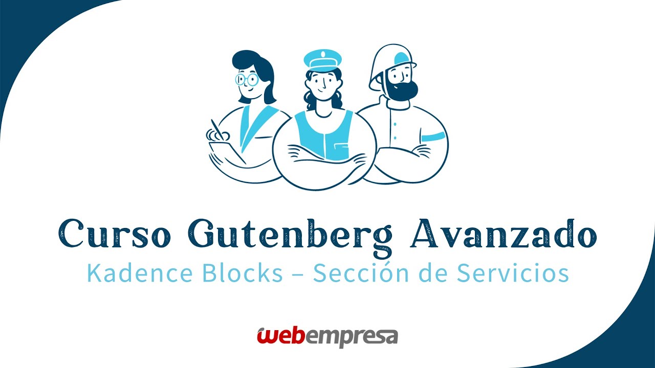 Curso Gutenberg Avanzado - Kadence Blocks - Sección de Servicios