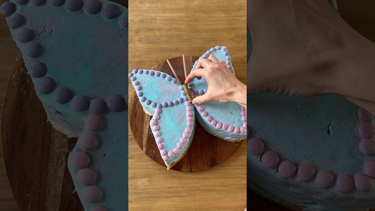 Готовим торт-мороженое &laquo;Бабочка&raquo;! 🦋 #десерт