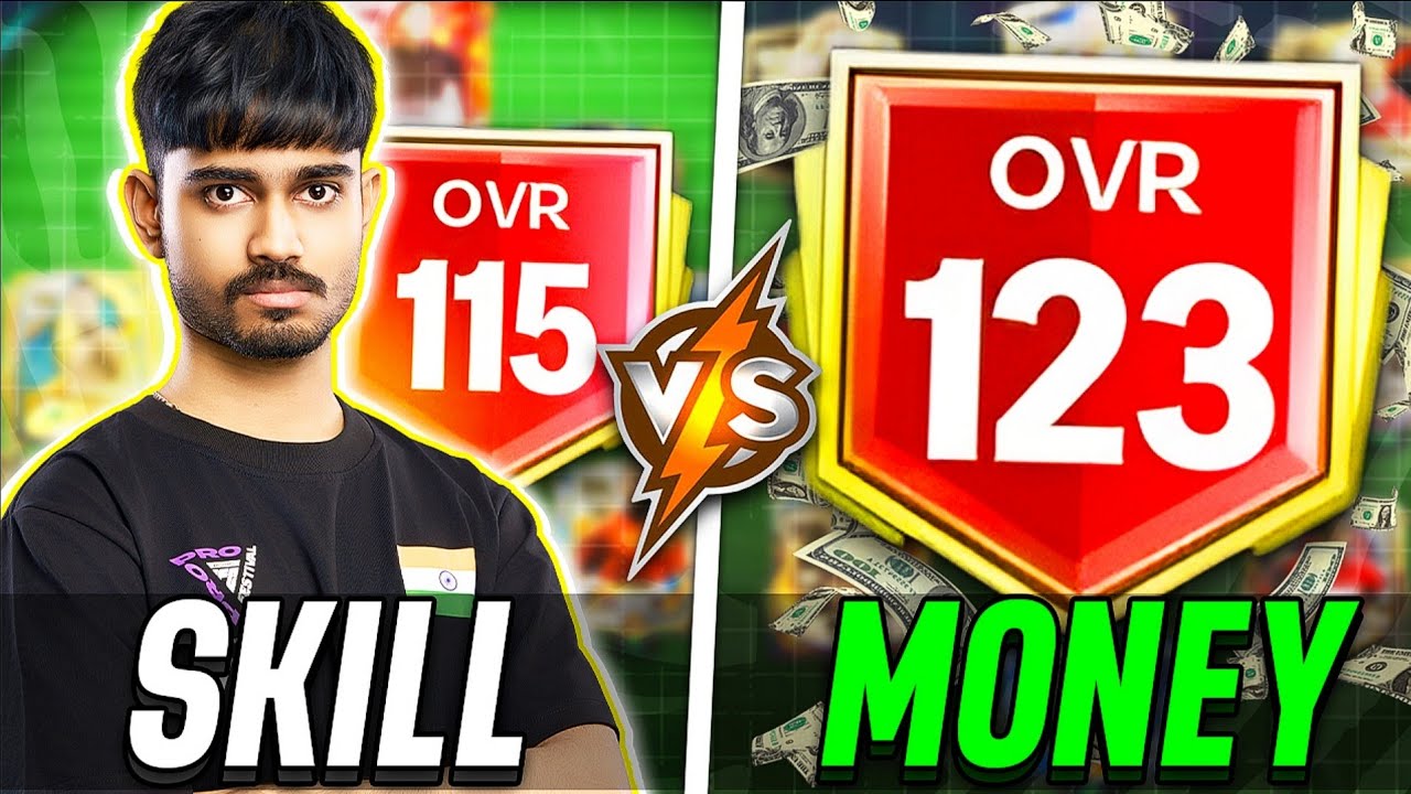 Can a Low OVR F2p Squad Defeat a 123 OVR Titan? Insane Skills Vs Money Power - FC MOBILE