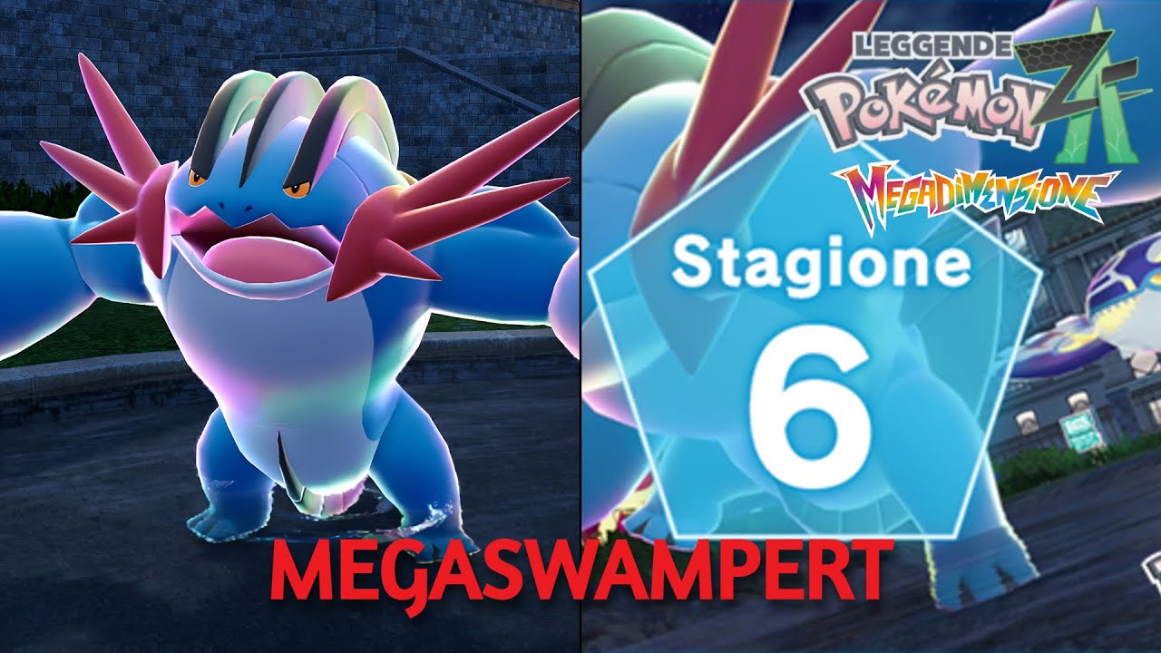 Come ottenere Mega Swampert nella Stagione 6 di Leggende Pokemon ZA