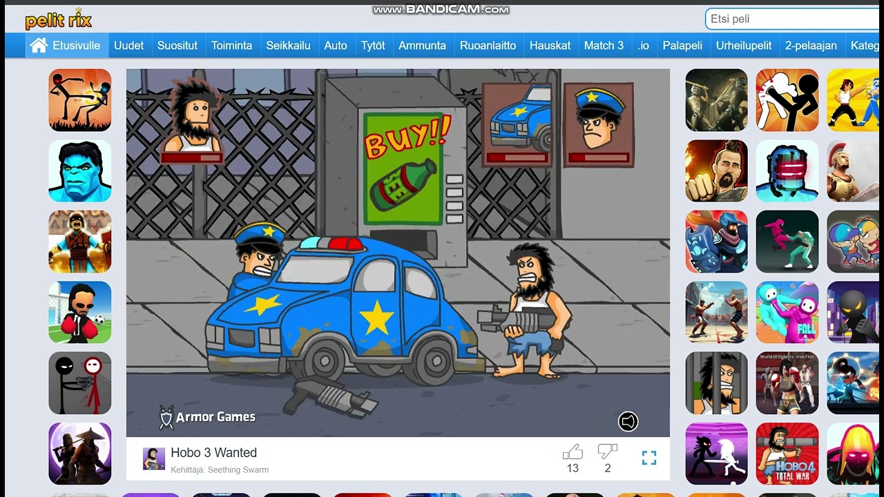 Hobo 3 Wanted Normal Any% Speedrun (07ms 17sm)